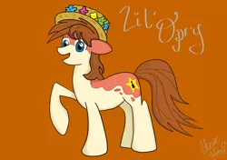 Size: 5016x3541 | Tagged: safe, artist:solratic, derpibooru import, earth pony, pony, female, lil' opry, mare, mascot, saac, solo, spots, sweet apple acres con