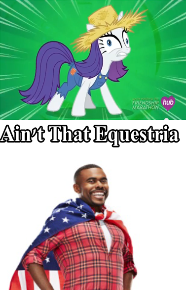 Size: 377x586 | Tagged: ain't that america, caption, derpibooru import, exploitable meme, image macro, lil duval, meme, rarihick, rarity, safe, simple ways, text