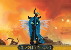 Size: 865x615 | Tagged: 4chan, bubble, citadel finecast, citadel miniature, derpibooru import, meta, /mlp/, parody, queen chrysalis, safe, solo, warhammer 40k, warhammer (game)