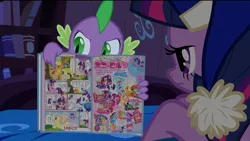 Size: 900x506 | Tagged: safe, derpibooru import, edit, spike, twilight sparkle, twilight sparkle (alicorn), alicorn, pony, exploitable meme, japanese, manga, meme, pucchigumi