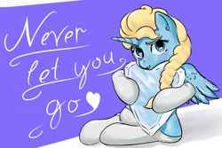 Size: 3000x2000 | Tagged: safe, artist:osakaoji, derpibooru import, ponified, pony, elsa, frozen (movie), holiday, solo, valentine's day