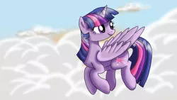 Size: 1366x768 | Tagged: safe, artist:inkblu, derpibooru import, twilight sparkle, twilight sparkle (alicorn), alicorn, pony, solo