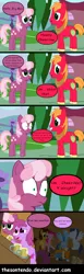 Size: 784x2538 | Tagged: safe, artist:thesontendo, derpibooru import, berry punch, berryshine, big macintosh, cheerilee, cheese sandwich, pinkie pie, rainbow dash, soarin', earth pony, pony, filli vanilli, comic, conker, crossover, female, male, shipping, soarindash, stallion, straight