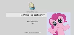 Size: 1099x517 | Tagged: best pony, consult the fossil, derpibooru import, helix fossil, lord helix, omanyte, pinkie pie, pokémon, safe, twitch plays pokémon