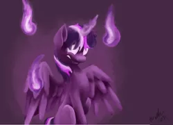 Size: 4014x2896 | Tagged: safe, artist:andersbaker, derpibooru import, twilight sparkle, twilight sparkle (alicorn), alicorn, pony, female, magic, mare, solo