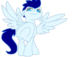 Size: 1280x1024 | Tagged: safe, derpibooru import, soarin', pony, fetish, hoof fetish, hoof worship, hooves, male, presenting, proud, smiling, solo, spread wings, stallion, superior, wings