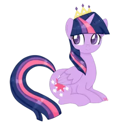 Size: 1024x1044 | Tagged: safe, artist:ashourii, derpibooru import, twilight sparkle, twilight sparkle (alicorn), alicorn, pony, crown, female, jewelry, mare, new crown, regalia, solo