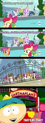 Size: 500x1340 | Tagged: alula, apple bloom, aquamarine, aura (character), bedazzler, boysenberry, cartmanland, cotton cloudy, cutie mark crusaders, derpibooru import, diamond tiara, dinky hooves, eric cartman, first base, gallop j. fry, hub logo, little red, liza doolots, meme, peach fuzz, petunia, pipsqueak, ruby pinch, safe, scootaloo, silver spoon, south park, super funk, sweetie belle, that's my x, tootsie flute, tornado bolt, train tracks (character), twilight time