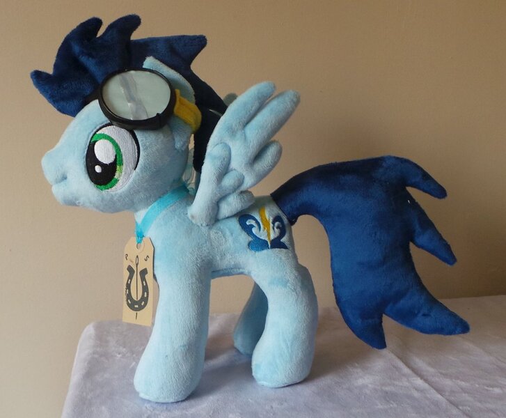 Size: 1024x845 | Tagged: artist:pinkamoone, custom, derpibooru import, irl, photo, plushie, safe, soarin', solo, toy