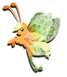 Size: 4500x5187 | Tagged: absurd resolution, applebreezie, applejack, artist:fuyusfox, breezie, breeziefied, derpibooru import, it ain't easy being breezies, safe, solo, species swap