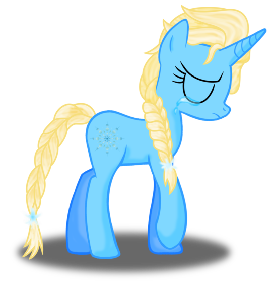 Size: 2133x2344 | Tagged: safe, artist:deannaphantom13, derpibooru import, ponified, pony, elsa, frozen (movie), simple background, solo, transparent background