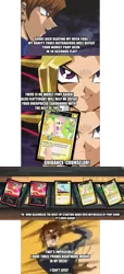 Size: 1583x3468 | Tagged: caption, ccg, comic, derpibooru import, fluttershy, image macro, meme, rarity, safe, screencap, seto kaiba, text, yugi muto, yu-gi-oh!