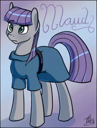 Size: 774x1024 | Tagged: artist:tlatophat, derpibooru import, maud pie, maud pie (episode), safe, solo