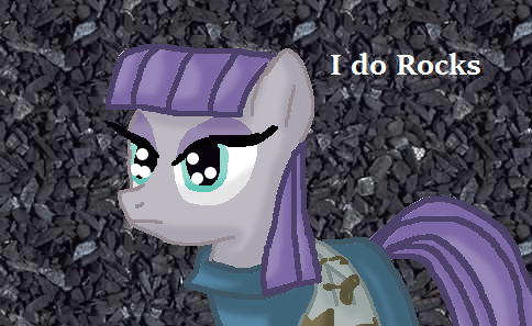 Size: 484x297 | Tagged: artist:mojo1985, derpibooru import, maud pie, maud pie (episode), rock, safe, solo