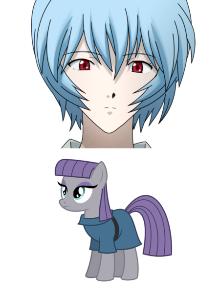 Size: 750x1000 | Tagged: derpibooru import, maud pie, maud pie (episode), meme, neon genesis evangelion, rei ayanami, safe, simple background, transparent, transparent background