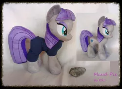 Size: 1048x762 | Tagged: artist:epicrainbowcrafts, boulder (pet), derpibooru import, irl, maud pie, maud pie (episode), photo, plushie, safe, that was fast, wrong cutie mark