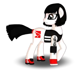 Size: 3800x3400 | Tagged: safe, artist:drako1997, derpibooru import, ponified, pony, faith connors, mirror's edge, solo
