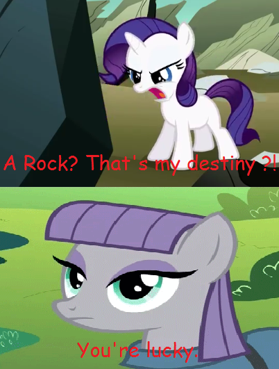 Size: 402x531 | Tagged: comic sans, derpibooru import, maud pie, maud pie (episode), meme, rarity, safe