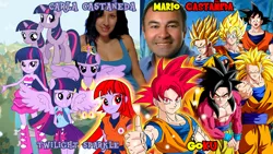 Size: 1024x576 | Tagged: safe, artist:gonzalossj3, derpibooru import, twilight sparkle, equestria girls, carla castañeda, dragon ball z, goku, mario castañeda, mexico, son goku, son twilight, spanish, voice actor joke