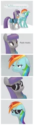 Size: 1507x5484 | Tagged: 20% cooler, artist:twitchykismet, awesome, comic, derpibooru import, floppy ears, maud pie, maud pie (episode), rainbow dash, rainbow dash is not amused, rock, safe, sunglasses, that pony sure does love rocks, unamused