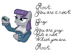 Size: 2376x1656 | Tagged: artist:thecheeseburger, clothes, derpibooru import, maud pie, maud pie (episode), poem, safe, solo