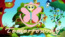 Size: 1280x720 | Tagged: cutie mark, derpibooru import, eye, eyes, fluttershy, fluttershy's cottage, house, safe, tomorrowland