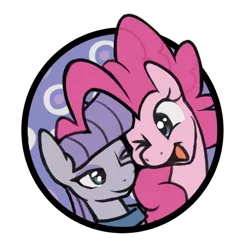 Size: 491x495 | Tagged: artist:enma-darei, derpibooru import, maud pie, maud pie (episode), pinkie pie, safe