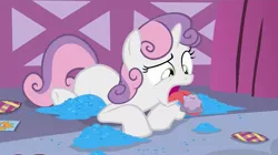 Size: 1275x715 | Tagged: derpibooru import, ditto, edit, edited screencap, for whom the sweetie belle toils, meme, pokémon, safe, screencap, sweetie belle