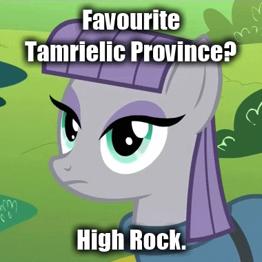 Size: 380x380 | Tagged: derpibooru import, maud pie, maud pie (episode), rock pun, safe, solo, the elder scrolls