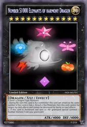 Size: 419x610 | Tagged: card, derpibooru import, element of generosity, element of honesty, element of kindness, element of laughter, element of loyalty, element of magic, elements of harmony, numbers, safe, yu-gi-oh!