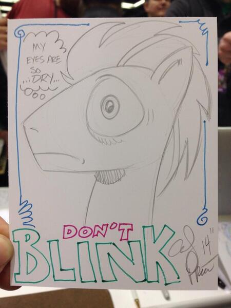 Size: 768x1024 | Tagged: artist:andypriceart, derpibooru import, doctor whooves, don't blink, safe, solo, time turner, traditional art