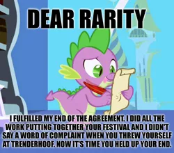 Size: 624x548 | Tagged: suggestive, derpibooru import, edit, edited screencap, screencap, spike, dragon, friendship is magic, caption, exploitable meme, letter, male, meme, quill, spike's love letters, tongue out