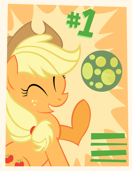 Size: 927x1200 | Tagged: #1, applejack, applejack approved, applejack loves chaurus eggs, artist:pixelkitties, chaurus, derpibooru import, endorsement, eyes closed, leap of faith, poster, safe, skyrim, solo, the elder scrolls