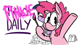 Size: 700x400 | Tagged: safe, artist:karpet-shark, derpibooru import, pinkie pie, twilight sparkle, twilight sparkle (alicorn), alicorn, pony, twily-daily, female, mare, pinkie-daily