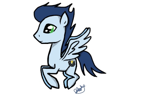 Size: 480x320 | Tagged: artist:blastypegasis, derpibooru import, safe, soarin', solo