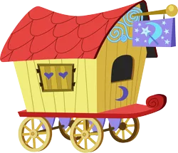 Size: 4651x4000 | Tagged: artist:jeatz-axl, boast busters, derpibooru import, safe, simple background, transparent background, trixie's wagon, vector, wagon