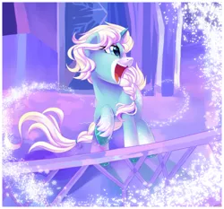 Size: 3060x2857 | Tagged: safe, artist:centchi, derpibooru import, oc, oc:snow spell, ponified, unofficial characters only, pony, unicorn, elsa, frozen (movie), let it go, solo, totally not elsa