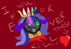 Size: 1832x1264 | Tagged: 1000 hours in ms paint, abomination, artist:princess ava, derpibooru import, don't hug me i'm scared, grimdark, king sombra, ms paint, princess cadance, princess luna, rarity, sombra eyes, spyro the dragon, tony the talking clock, trixie, zoe trent