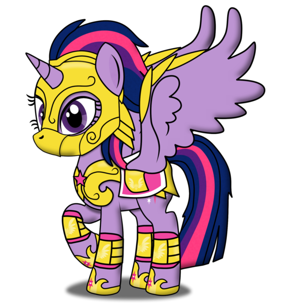 Size: 1024x1024 | Tagged: safe, artist:christiancerda, derpibooru import, twilight sparkle, twilight sparkle (alicorn), alicorn, pony, armor, battle armor, female, mare, solo