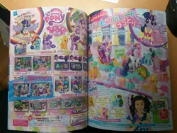 Size: 2592x1944 | Tagged: safe, derpibooru import, official, princess cadance, twilight sparkle, twilight sparkle (alicorn), alicorn, pony, female, japan, japanese, magazine, mare, pucchigumi, toy