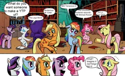 Size: 800x490 | Tagged: safe, derpibooru import, applejack, fluttershy, pinkie pie, rainbow dash, rarity, twilight sparkle, twilight sparkle (alicorn), alicorn, pony, "funny aneurysm" moment, dark comedy, dathings1, exploitable meme, female, hbo, hilarious in hindsight, home box office, i spit on your grave, lego, mane 6 interests, mare, meme, michael rosen, mr. enter, obligatory pony, tenacious d, the lego movie, themysteriousmrenter, unsolved mysteries, youtube poop