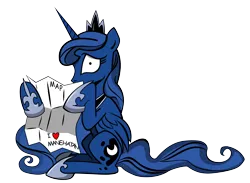 Size: 4280x3130 | Tagged: artist:andypriceart, artist:brunursus, derpibooru import, heart, idw, i ♥ x, lost, manehattan, map, princess luna, safe, simple background, solo, transparent background, vector