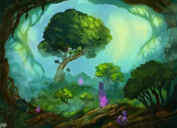 Size: 4131x3000 | Tagged: safe, artist:lukeine, derpibooru import, twilight sparkle, twilight sparkle (alicorn), alicorn, pony, female, forest, mare, scenery, solo