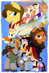 Size: 671x1000 | Tagged: safe, artist:nanook123, derpibooru import, ponified, pony, crossover, derrial book, firefly (series), hoban washburne, inara serra, jayne cobb, kaylee frye, malcolm reynolds, river tam, simon tam, zoe washburne