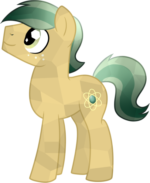 Size: 684x830 | Tagged: safe, artist:tambelon, derpibooru import, atomic crystal, beta particle, neighls bohr, crystal pony, pony, equestria games (episode), male, solo