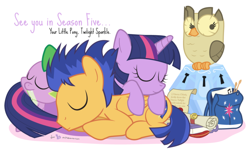 Size: 1095x660 | Tagged: safe, artist:dm29, derpibooru import, flash sentry, owlowiscious, spike, twilight sparkle, twilight sparkle (alicorn), alicorn, pony, princess twilight sparkle (episode), awwlowiscious, backpack, book, cuddling, cute, diasentres, eyes closed, female, flashlight, male, mare, mystery box of plot importance, prone, scroll, shipping, simple background, sleeping, smiling, snuggling, spikabetes, straight, transparent background, twiabetes