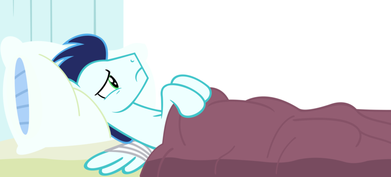 Size: 5300x2400 | Tagged: artist:sofunnyguy, bed, derpibooru import, hospital, injured, safe, simple background, soarin', solo, transparent background, vector