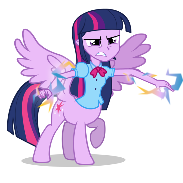 Size: 2000x2000 | Tagged: dead source, safe, artist:ldear, derpibooru import, twilight sparkle, twilight sparkle (alicorn), alicorn, centaur, equestria girls, twilight's kingdom, magic, seraphicalicorn, simple background, solo, super saiyan princess, this isn't even my final form, transparent background, vector, what has magic done