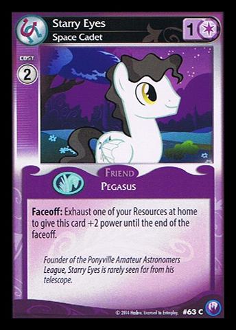 Size: 344x480 | Tagged: canterlot nights, ccg, derpibooru import, enterplay, merchandise, mercury, safe, solo, starry eyes (character)