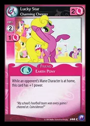 Size: 344x480 | Tagged: bon bon, canterlot nights, carrot top, ccg, cherry berry, daisy, derpibooru import, enterplay, flower wishes, golden harvest, lucky star (character), merchandise, mlp trading card game, pinkie pie, safe, spike, sweetie drops, twilight sparkle